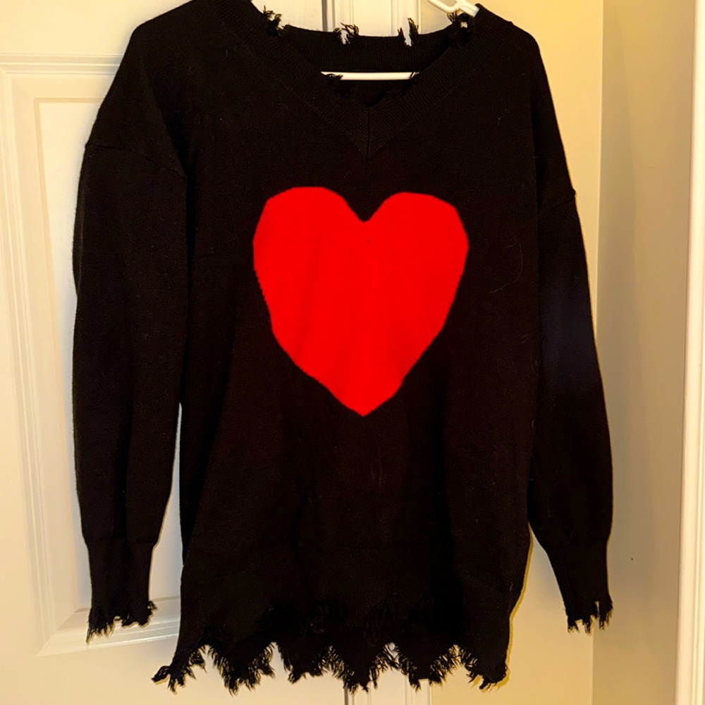 Heart sweater